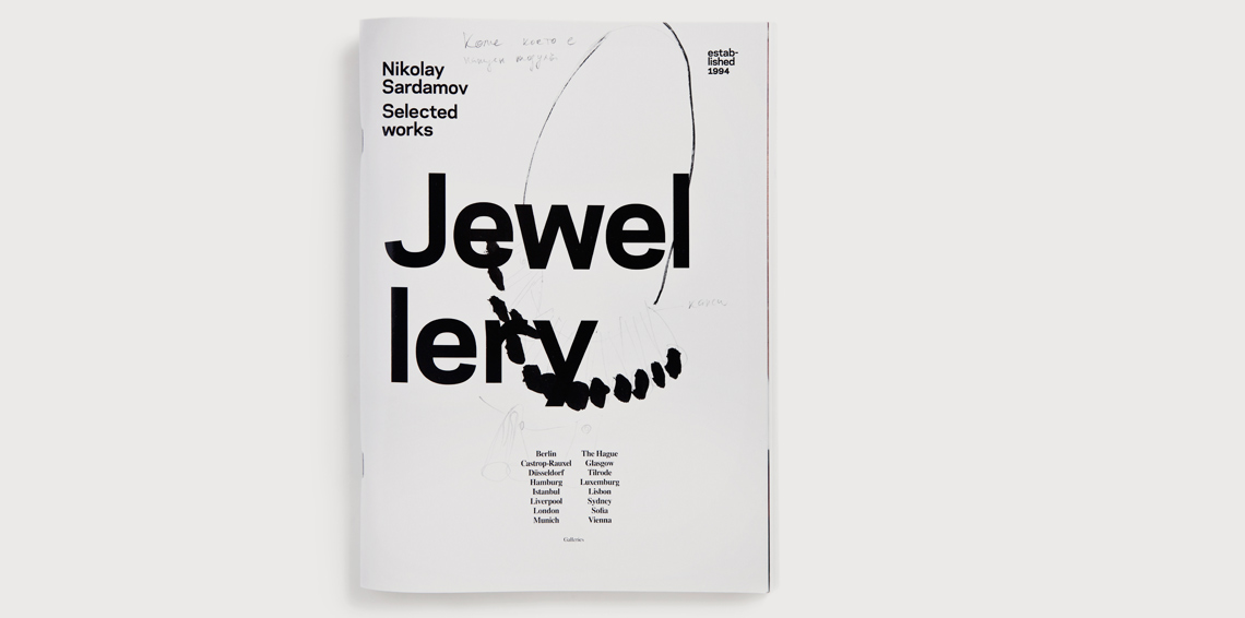 Selected works jewellery by Nikolay Sardamov in the book
