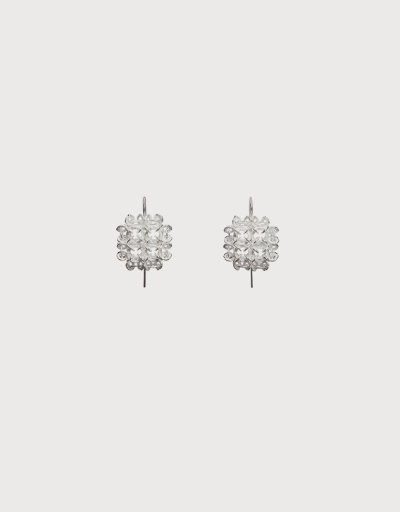 INTERSECTIONS#1 - EAR-RINGS 17, silver - Nikolay Sardamov