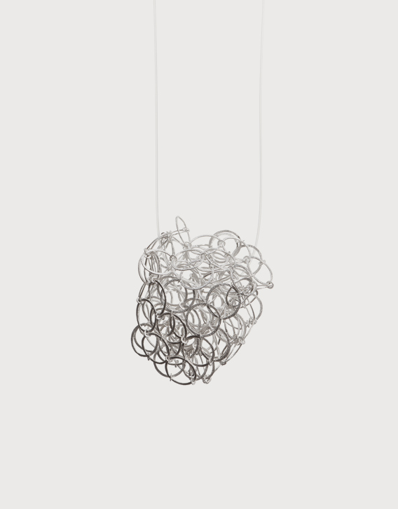 INTERSECTIONS#1 - NECKLACE 28, silver - Nikolay Sardamov